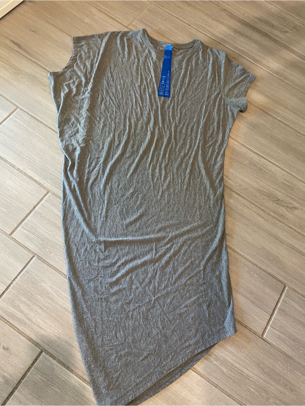 Kit and Ace Heather Gray Crewneck Tee
